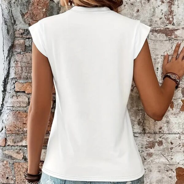 Women's 3-Pack Round Neck Solid Color Short Sleeve T-Shirts - Basic Casual Summer Tops - Image 5