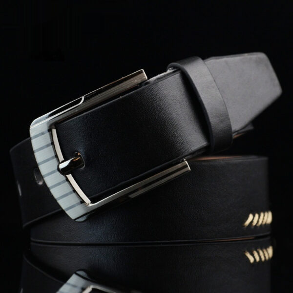 Men's Threading Casual Student Pin Buckle Belt - Image 6