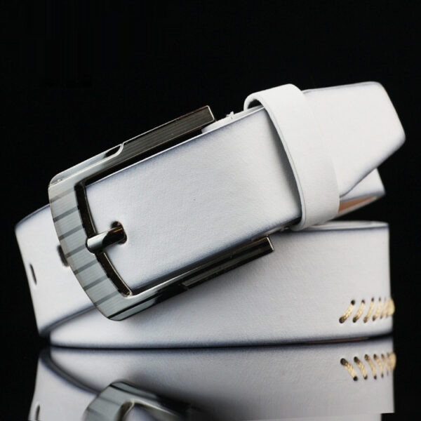 Men's Threading Casual Student Pin Buckle Belt - Image 3