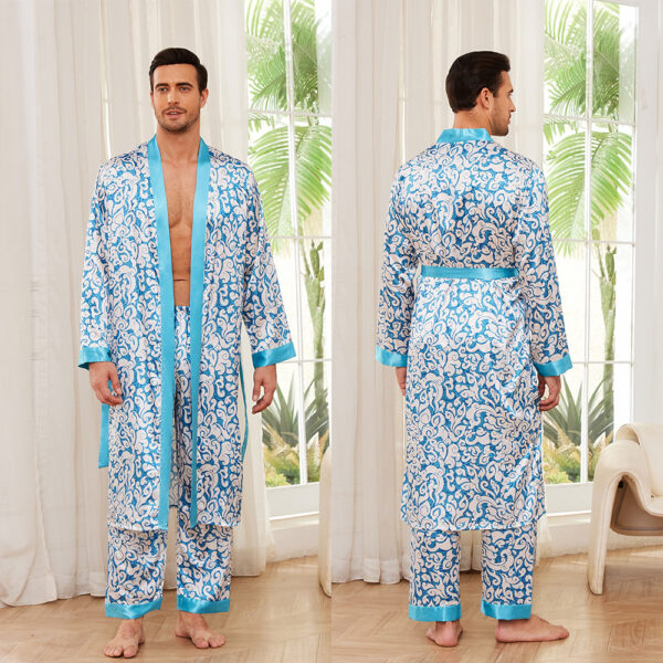 Men's Fall Thin Long Sleeve Pajamas - Image 7