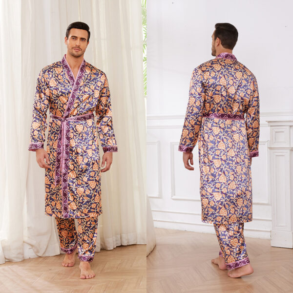 Men's Fall Thin Long Sleeve Pajamas - Image 9