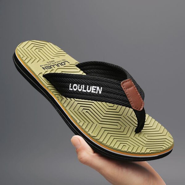 Summer Beach Flip Flops Fashion Flip-flop Non-slip Men's Sandals - Image 2