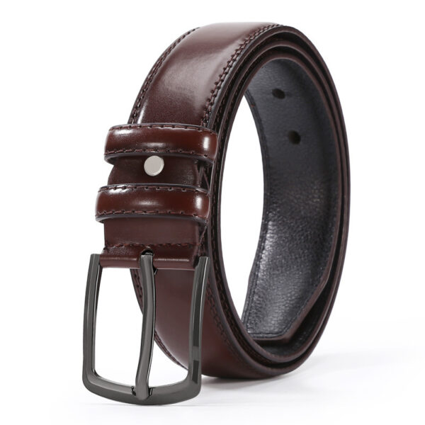 European And American Fashion Men's Business Belt 2018 New Creative Gifts Belt Laser Logo Factory Wholesale - Image 10