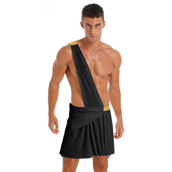 Men's Ancient Greek God Gladiator Cosplay Costume - Image 2