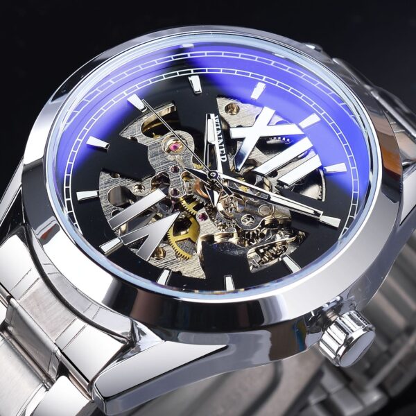 Men's Hollowed-out Waterproof Automatic Mechanical Watch - Image 3