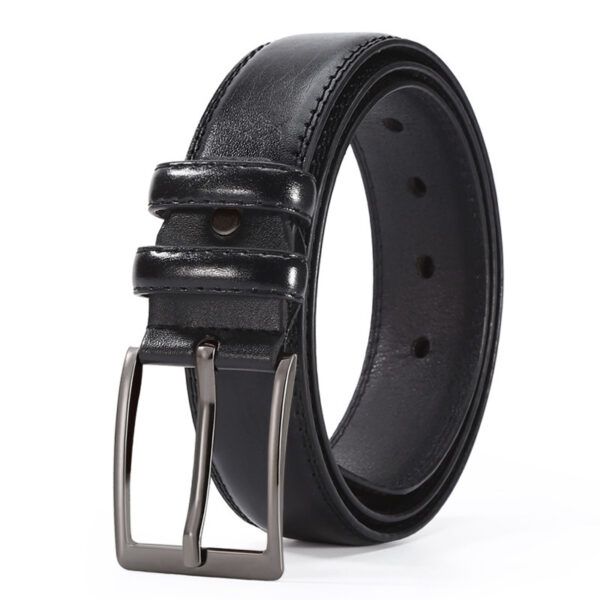 European And American Fashion Men's Business Belt 2018 New Creative Gifts Belt Laser Logo Factory Wholesale - Image 6