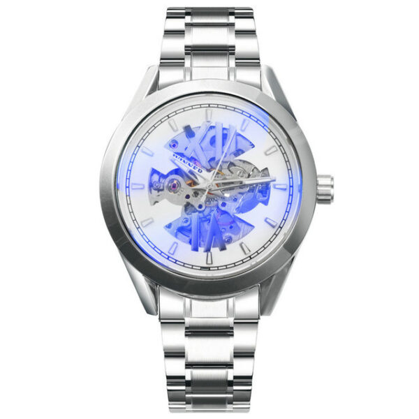 Men's Hollowed-out Waterproof Automatic Mechanical Watch - Image 7