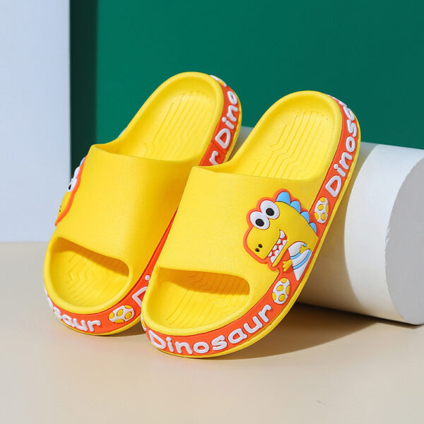 Children's Slippers Children's Shoes Cartoon Dinosaur Slippers - Image 5