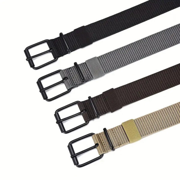 Fashion Woven Nylon All-matching Men's Pants Belt - Image 3
