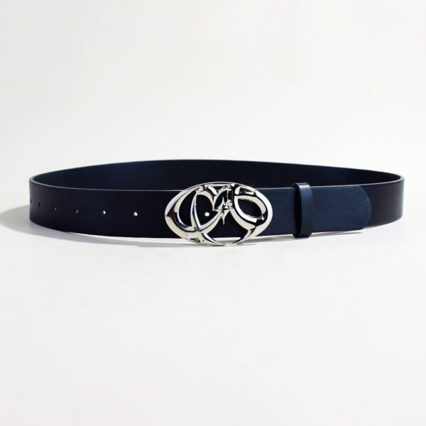 Casual Trend Silver Buckle Belt - Image 4