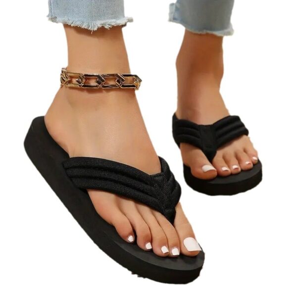 Women's Non-slip Flat Slippers Women's Flip Flops Plus Size - Image 5