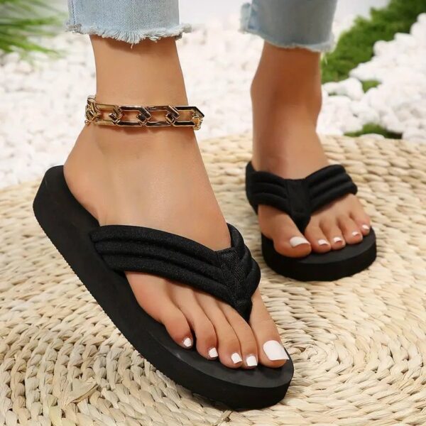 Women's Non-slip Flat Slippers Women's Flip Flops Plus Size - Image 2
