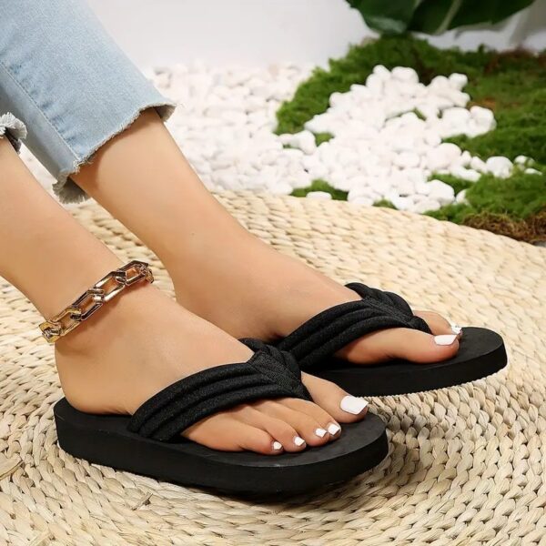 Women's Non-slip Flat Slippers Women's Flip Flops Plus Size - Image 4