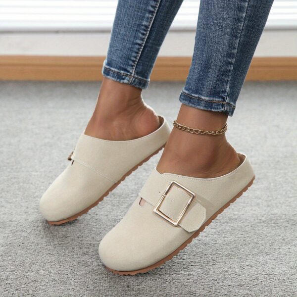 Women's Closed Toe Low Top Canvas Slippers - Image 4