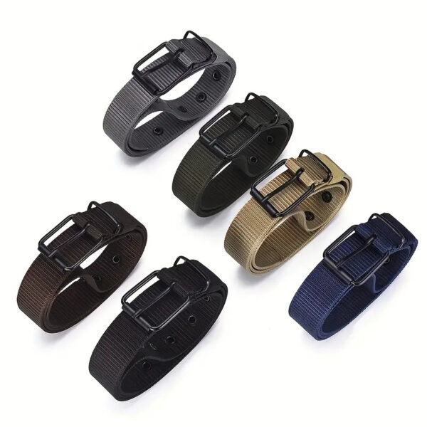 Fashion Woven Nylon All-matching Men's Pants Belt - Image 2