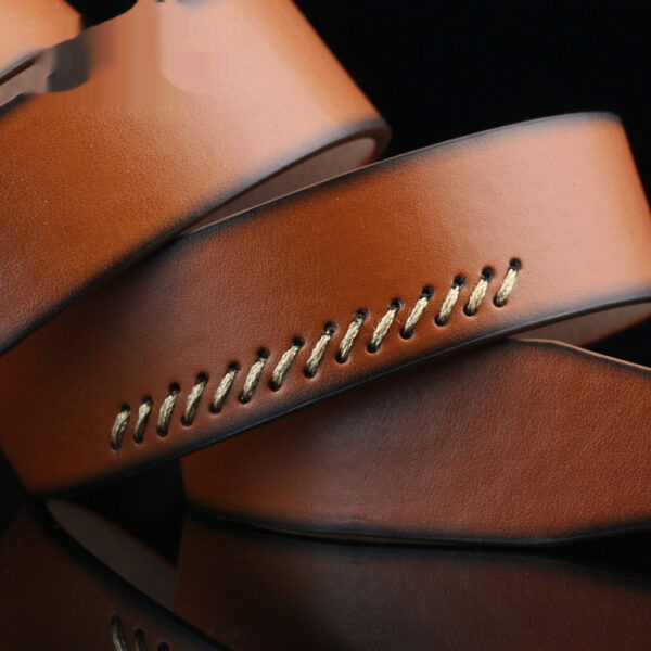 Men's Threading Casual Student Pin Buckle Belt - Image 4