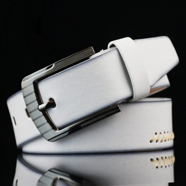 Men's Threading Casual Student Pin Buckle Belt - Image 7
