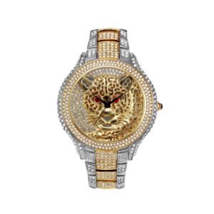 Personalized Leopard Diamond Quartz Women's Watch