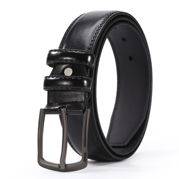 European And American Fashion Men's Business Belt 2018 New Creative Gifts Belt Laser Logo Factory Wholesale - Image 9