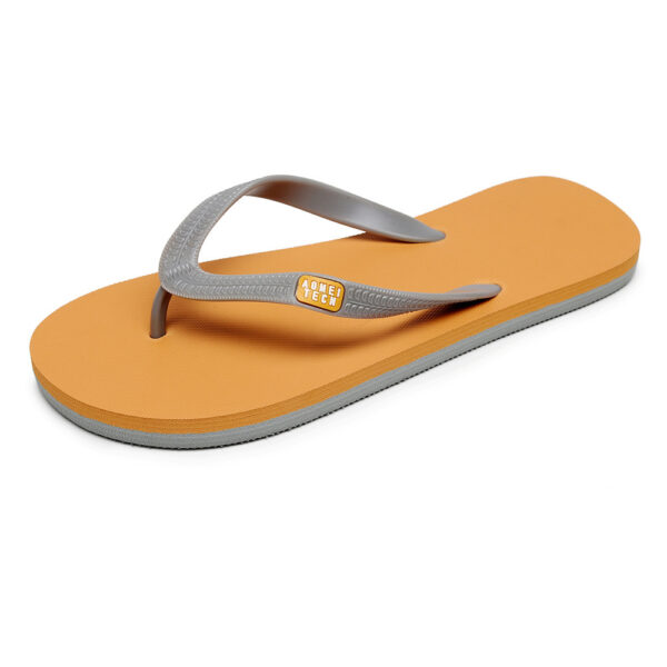 Men's Trendy Rubber Non-slip Fashion Flip-flop Beach Slippers - Image 8