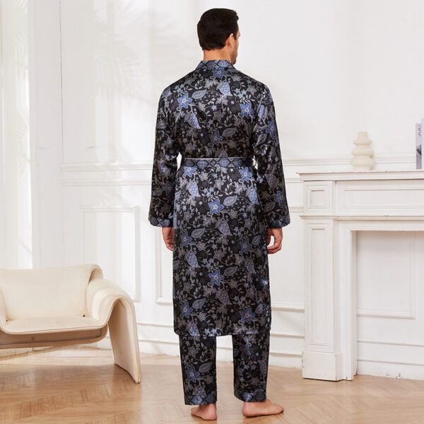 Men's Fall Thin Long Sleeve Pajamas - Image 4