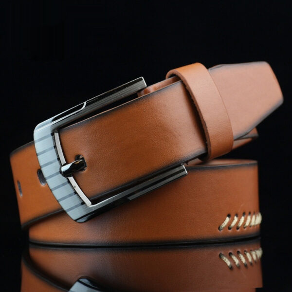 Men's Threading Casual Student Pin Buckle Belt - Image 8