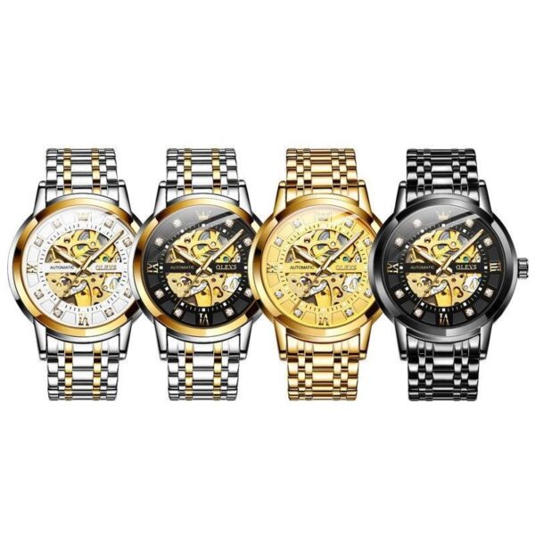 Men's Automatic Mechanical Hollowing Watch - Image 2