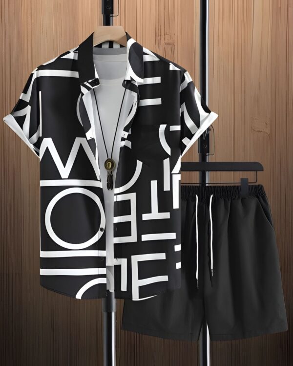 Beach Style Short Sleeve Shirt Men's Suit - Image 7