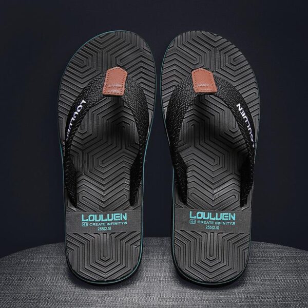 Summer Beach Flip Flops Fashion Flip-flop Non-slip Men's Sandals - Image 5